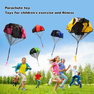 ItemMart Hand Throwing Parachute Kids Toy 48cm x 43cm ABS Polyester Fabric Educational & Easy to Use Outdoor Activities for 6 years and above