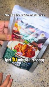 [Year End Sale] Ready-To-Eat - Combo 3 Rendang Ayam Aki Sumatraa 170g Tradisional Malaysia Cuisine RTE Food Instant Travel Friendly Tahan Lama