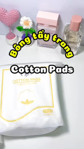 Bông tẩy trang vuông không xơ bông mềm mịn Cotton Pad 222 miếng