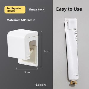 No-Drill Toothbrush Holder Razor Bath Ball Storage Rack Simple Electric Toothbrush Head Toothpaste Organizer Nordic Style Stick-On Placement