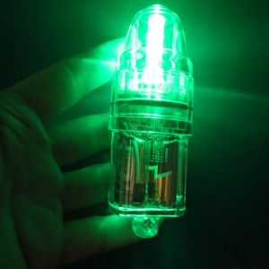 HS-204 JIAHONG Lampu Umpan LED Indikator Penarik Ikan Tahan Di Perairan Dalam Pakai 2Baterai AA