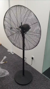 Industrial Wall Fan Heavy Duty Wall Fan Electric Cool Power Aluminum Blades 3 High Speed Air Large Strong Wind Fan