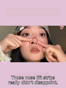 O-New 30pcs/Box Nose Lift Strips Adjustable Nose Sculptor Reusable Cartoon Nose Up Lifting Tape