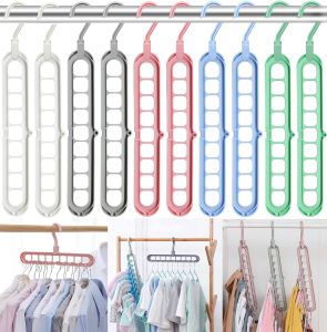 Magic Space Saving Hanger for Wardrobe Heavy Clothes  Closet Organizer Dorm Room Essentials Closet Storage