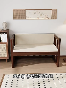 Bamboo Sofa Bed Folding Bed With Soft Cushion Kerusi Malas Kerusi Lipat 沙发床/折叠椅