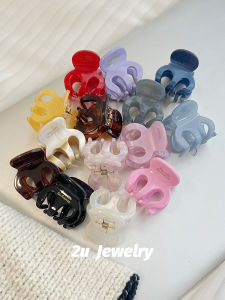 2U Bloggers Same Style Small Size Octopus Ponytail Grip Bangs Half Updo Shark Clip South Korea Ins New Arrival Hair Claw Female