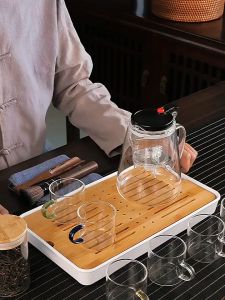 [Siêu Sale] Ấm pha trà văn phòng BT-06 Ấm pha trà thủy tinh Bình pha trà thủy tinh chịu nhiệt có Bộ lọc trà và Nút ấn Dung tích 750ml/1000ml