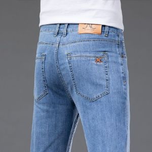 WEIJINSHI | Mens Straight Fit Loose Jeans Spring Autumn Summer