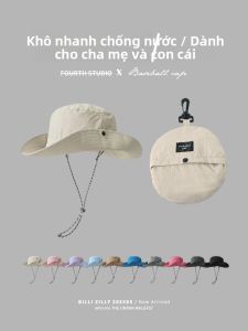 BILLI ZILLY | Mũ Cá Nhân Chống Nắng Thoáng Khí Chống Thấm Nước Hút Ẩm Nhanh