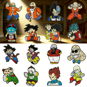 Bandai | Anime Funny Cartoon Enamel Pins - Fashion Lapel Badges for Backpacks And Clothes - Trendy Jewelry Accessory Brooch for Friends