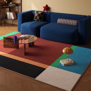Vibrant Retro Light Luxury Carpet
