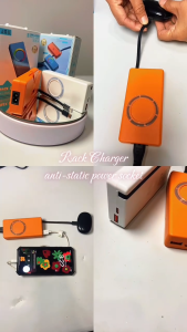 Ultra-fast Charging Stand Char with Anti-static Power Socket & Extension Cord for Mobile Phone Charging 3.1A Fast Charge