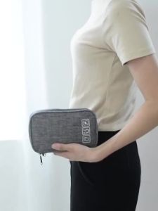 Wholesale Cable Storage Bag Electronic Organizer Digital Charger Wires USB Power Pouch Portable Travel Accessories Supplies