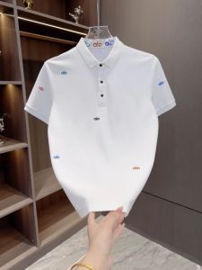 Áo Thun Polo Tay Ngắn Mùa Hè 2025 Phong Cách Công Sở Đơn Giản Thời Trang Thường Ngày Tay Lửng Áo Thun Nam Áo Thun Thường Ngày