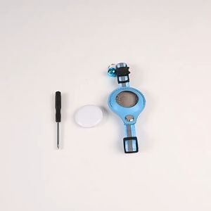Pet Locator Collar Airtag Air Tag Cover Kalung Kerah Pelacak Anjing Anti Hilang Necklace Kalung Anjing Kucing Lacak