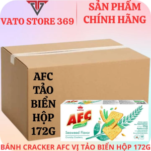 Bánh cracker AFC vị tảo biển hộp 172g