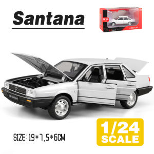 LEO 1:24 Volkswagen Santana Diecast Model Car Alloy Cars Toys Collection Gift For Kids Boy Girl