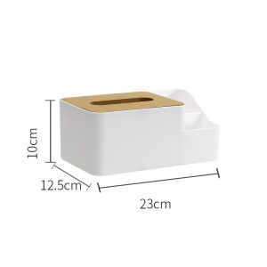 Multifunctional Tissue Box Storage Box Coffee Table TV Remote Control Organizer Napkin Drawer Box Home Living Room