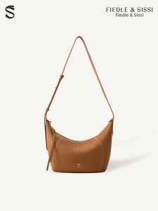 fiedle&sissi | Floral Croissant Leather Bag