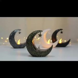 Đèn LED Trang Trí Kiểu Morocco Cổ Điển Đèn Lồng Ramadan Đèn Để Bàn Quà Tặng Trang Trí Nhà Cửa Quà Tặng Tiệc Tùng Đèn Tạo Không Khí Bằng Nhựa Độc Đáo