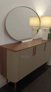 (FREE Installation+Shipping) KBS Ludlow Oval Wall Mirror / modern minimalist / mid-century modern / L119 x W2.5 x H73 cm