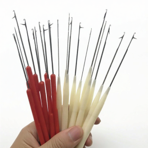 Fine Long Shank Hook Needle 10 Pieces