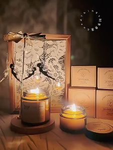 Glasspak 100G 250G 300ml Candle Jar With Tin Lid Empty Glass Green Clear Frosted Amber Candle Container With Silver Black Gold Lid Food Storage Small Things Organizer Candle Glass Jar For Personal Use Or Business Use