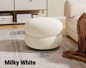 Caterpillar Low Stool Lambskin Small Stool Cotman chair Entrance to the shoe Low shoe bench