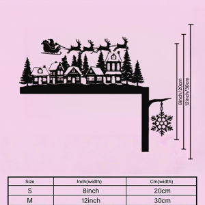 CIFbuy | CIFBUY Metal Wall Decor Iron Art Door Corner Ornament Seasonal Home Decoration Party Theme Sign Gift