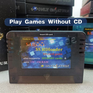 ⭐⭐⭐New SAROO SS Loader Reader Cartridge Fast Emulator Support SD TF Memory Card Arcade Portable Without CD for Sega Saturn
