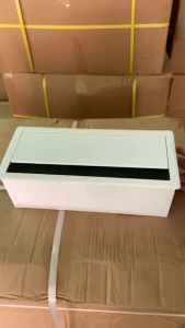 Aluminum Wire Organizer for Office Desk Cable Cover for Office Electric Wire Soft Close Flip Up Box Cable Organizer - Newstar Furniture