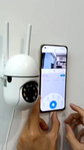 Jakarta mengirim COD: Kamera rumah dalam ruangan fotografi 360 derajat penglihatan malam HD tanpa wifi bahkan monitor jarak jauh nirkabel ponsel