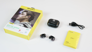 Awei TZ16 OWS Clip On Bluetooth Earphones Dynamic Spatial Sound Heavy Bass Wireless Earbuds with Mic 20H Playtime