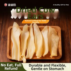 DIDIMA | Dental Chews for Dogs Dried Cow Ears