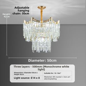 HAOJUESHIDENGSHI | Luxurious French Style Modern Chandelier
