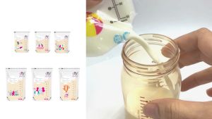 Portable 5oz/8oz Double Lock Breastmilk Storage Bag | Sealable Breast Milk Storage Bag | Bag Susu (1 pack 25 bags)
