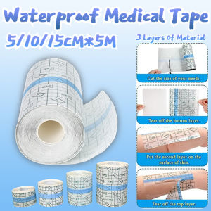5m Medical Waterproof Tape Wound Dressing Tape Shower Wound Dressing Fixation Tape