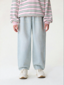 Marc&Janie | Stylish Cotton Denim Tapered Pants