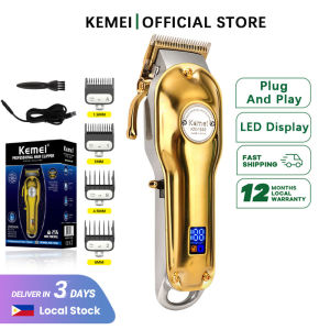 Kemei KM-1986 Rechargeable Hair Cutting Machine Full Metal Hair Trimmer For Men Beard Trimmer Professional Hair Clipper Electric Razor
