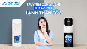 Cây nước nóng lạnh úp bình Hòa Phát HTL238 - Làm lạnh tới 10 độ C Làm nóng tới 95 độ C