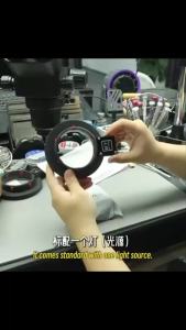 Mr.YANG MY-F01 Microscope UFO-shaped Shadowless Lamp 280 Ultra-bright Leds Built-in fan for Microscope Soldering Repair Tools