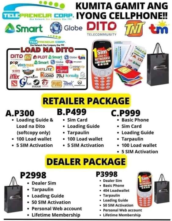 eloading package for dealer and retailer | Lazada PH