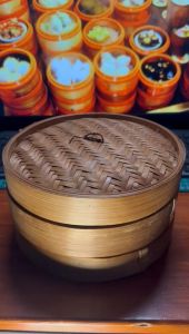 Klakat Bambu Dimsum Perlengkapan Dapur [25 cm]