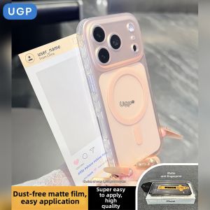 UGP | Luxury Transparent Pink Advanced Full Lens Protection Magnetic Case for iPhone