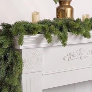 180-200cm Artificial Christmas Pine Garland Fake Plants Hanging Vines Plastic Pine Needle Green Wall For Home Christmas Decor