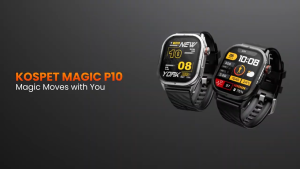 [ใช้คูปอง ลดเหลือ 3742 บ.] KOSPET Magic P10 smartwatch AMOLED สมาร์ทวอทช์ Bluetooth Calling กันน้ำ 5 ATM โหมดกีฬา 180 ชนิด -2Y