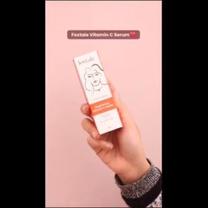 Foxtale 15% Vitamin C Face Serum for Glowing Skin With Pure L-Ascorbic Acid and Vitamin E Brightening Serum for Dark Spots Dull Skin Uneven Skin Tone Boosts Collagen Production All Skin Types 30 ml