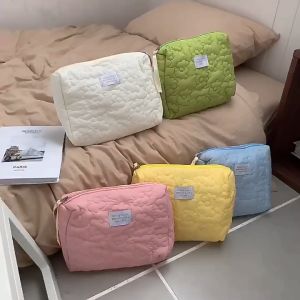 【Free Returns】 Cosmetic Bag Cute cartoon pattern Large flower