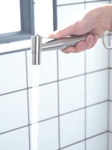 Vòi xịt WC Vòi xịt Toilet vòi xịt bồn cầu vệ sinh inox 304 chống gỉ dây co dãn 15m – 244