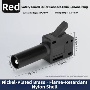 kuicc | Quick Connect Insulated Banana Plug 4mm